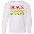 thumbnail image 3 of Inktastic Black History Month- Red, Green, Yellow Long Sleeve Youth T-Shirt, 3 of 5