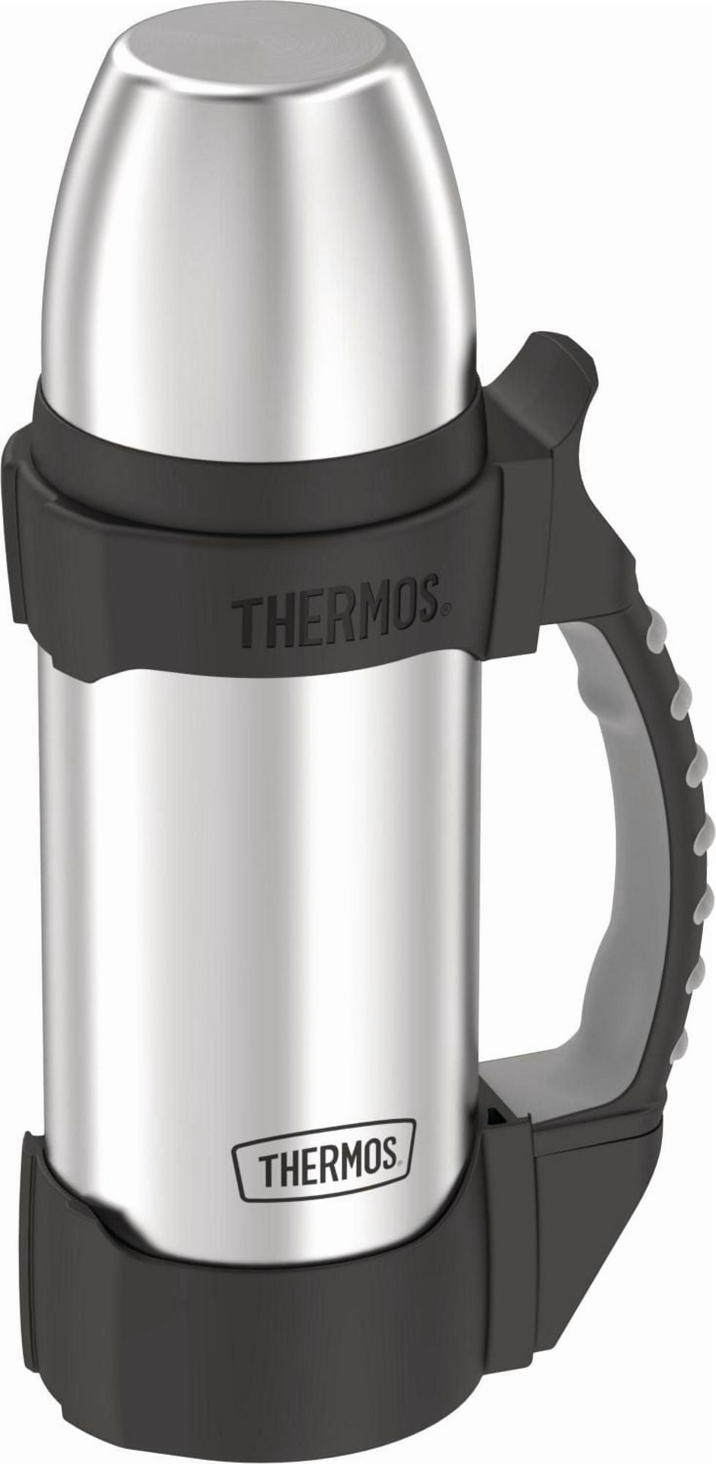 Thermos The Rock Vacuum Insulated Stainless Steel Beverage Bottle, 1 Liter, 1 Litre, Stainless Steel