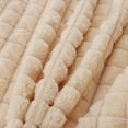 thumbnail image 6 of PiccoCasa Plush Throw Pillow Cover Fluffy Cushion Cover Beige 18" x 18", 6 of 8