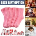 thumbnail image 6 of 5 Pairs Womens Fuzzy Slipper Socks Super Soft Microfiber Fluffy Cozy Winter Warm Fuzzy Crew Socks, 6 of 6