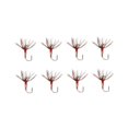 thumbnail image 1 of 8 piezas de pesca con mosca, señuelos de pesca con mosca, ligeros de agua dulce con anzuelos, cebos artificiales para herramientas de pesca de trucha 10mm x 3mm, 1 of 8