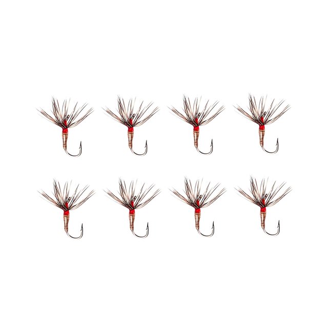 8 piezas de pesca con mosca, señuelos de pesca con mosca, ligeros de agua dulce con anzuelos, cebos artificiales para herramientas de pesca de trucha 10mm x 3mm