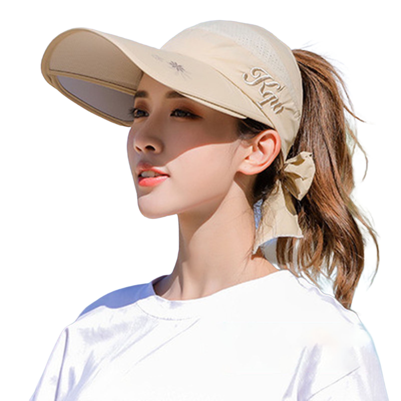 Wide Brim Visor Hat for Women Golf Visor Cap Sun Protection Hat