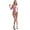 Pink, variant on Sexy Underwear Pantyhose Super Thin Silky Smooth Transparent Women'S Jumpsuit Glitter Bodysuit For Women White Lace Trim Top Plus Outfits For Women Mesh Romper Edible UnderwearChristmas Lingerie Plus