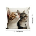 thumbnail image 3 of Virelaxpo Animal Themed Pillow Cover with Invisible Zipper, 45x45cm for Sofa Cushion, Christmas and Fall Decorative Accent, 3 of 6