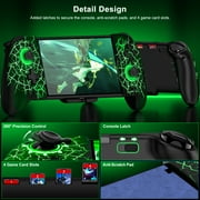 Daenfyy Switch Controllers - Wireless Switch Pro Controller Replacement for Nintendo Switch/OLED, Hall Effect One-Piece Joypad with , Programmable, Dual Vibration, Turbo, Wakeup