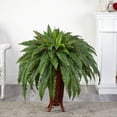 thumbnail image 4 of Boston Fern w/Stand Silk Plant, 4 of 5