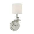 thumbnail image 3 of Savoy House 9-1150-1-SN Aubree 1-Light Satin Nickel Sconce (6" W x 15"H), 3 of 6