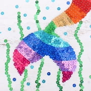Threadart Hot Fix Loose Sequin - 6MM Blue Metallic - 720 per pkg - Hotfix