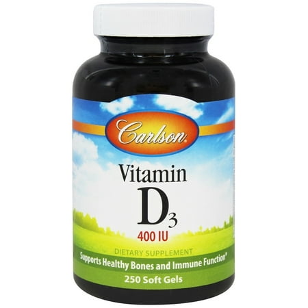 Carlson Labs Vitamin D3 400 Iu 250 Softgels Walmartcom