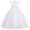 White, variant on IDOPIP Girls Long Communion Princess Lace Dresses Flower Bridesmaid Pageant Party Wedding Floor Length Dance Evening Formal Gowns 11-12 Years Rainbow Purple