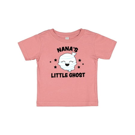 

Inktastic Cute Nana s Little Ghost with Stars Gift Baby Girl T-Shirt