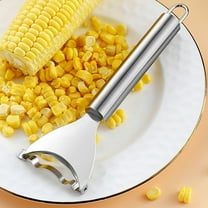 Gallickan Corn Stripper, Stainless Steel Kernel Peeler Tool Kitchen Gadget, Fast Cob Removing Device with Non-Slip Handle Quick Easy Food Prep, A