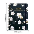 thumbnail image 3 of Fiudx Ofertas del día Planificador semanal y mensual personalizado 2025 Calendario de flores Diario en inglés, 3 of 5