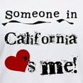 thumbnail image 3 of CafePress - Someone In California Women's V Neck T Shirt - Womens Cotton V-Neck T-shirt, 3 of 4