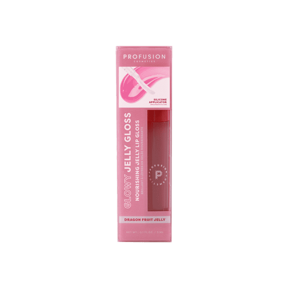 Profusion Cosmetics Glowy Jelly Lip Gloss -Dragonfruit Jelly