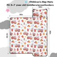 thumbnail image 5 of Fireman and Sign White Pattern Teens Toddler Nap Mat with Pillow, Sleeping Mat Bag for Preschool Daycare 60"x20", 5 of 6