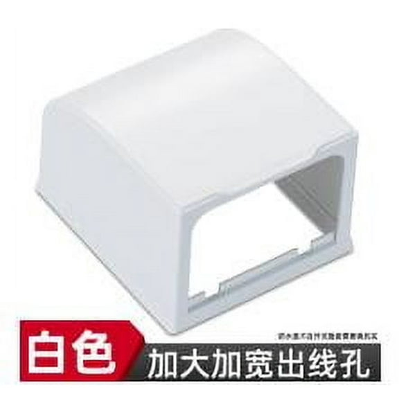 WEUVEB White Weather Resistant Electric Socket Cover for Indoor and Outdoor Use