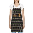 thumbnail image 3 of Pofeuu Mardi Gras Fleur de Lis Print Aprons with Pockets, Cute Aprons for Kitchen, Cooking, Server, Barber, Chef Apron, 3 of 7