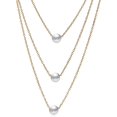 thumbnail image 2 of Collier de Perles à Trois Couches Simple Rétro Bijoux Accessoires Durables et à la Mode, 2 of 5
