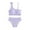 ZAI Purple, variant on Baby Swimsuit Girl Bikini Sets Plaid Bikini Kids Bathing Suits 2 Piece Swimsuit Baby Girl Bathing Suit,Size 7 Years-8 Years