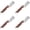 Brown*4, variant on 2PC Stainless Steel Sugarcane Peeling Knife – Multifunctional Vegetable Peeler 2 in 1 Curved Stainless with Handle – for Kitchen Prep Camping Potato Pumpkin Papaya Miyuadkai