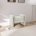 thumbnail image 7 of Meridian Furniture Stylus Cream Fabric Bench, 7 of 7