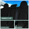 thumbnail image 5 of For 2017-2023 Tesla Model 3 FH Group Neoprene Waterproof Custom Fit Car Seat Covers  Black - Rear, 5 of 6