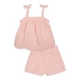 thumbnail image 5 of Modern Moments By Gerber Toddler Girl Casual Cotton Gauze Outfit Set, 2-Piece, Sizes 12M-5T, 5 of 12