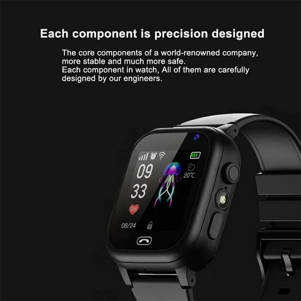 Senbaida Kids 4g Smart Watch Sos Gps Location Video Call Sim Card For Children Smartwatch Camera Waterproof Watch For Boys Girls Relojes Pink 2 Other