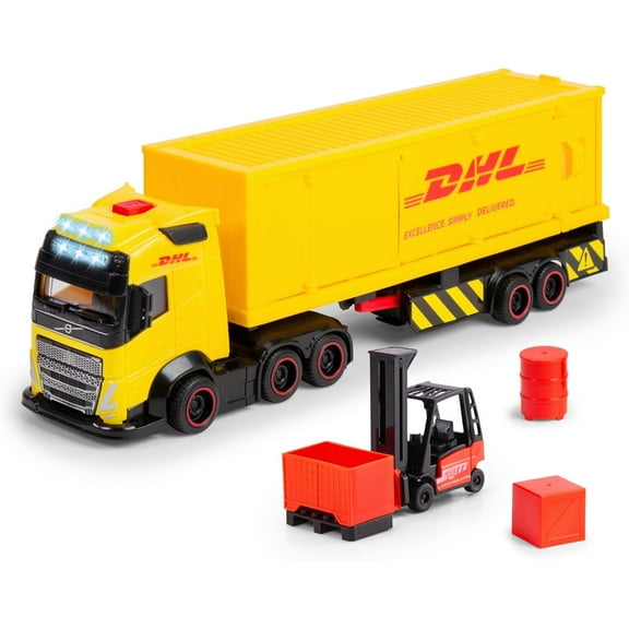 Dickie Toys 203747018 VOLVO DHL Truck, 35 cm