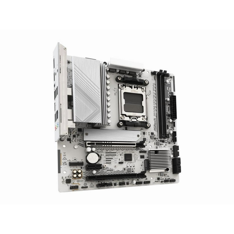 ASRock B650M-HDV/M.2 White AM5 AMD B650 Micro ATX Motherboard