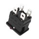 thumbnail image 4 of 10Pcs AC 12A/125V 10A/250V DPST 4P 2 Posición I/O Interruptor de Rocas Rojo para Barco, 4 of 6