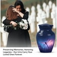 thumbnail image 4 of Dragonfly Urn For Ashes Keepsake, Blue Cremation Urns For Human Ashes Adult, Purple Urn For Mother And Father, Miniature Urns Human Remains Adult, Small 3 Inch, 4 of 7