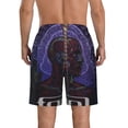 thumbnail image 3 of Tool Band Song Men's Beach Shorts Swim Trunks Casual Quick Dry Board Shorts Swimwear with Mesh Lined and Pockets, 3 of 8