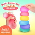 thumbnail image 3 of Pack de 6 juguetes antiestrés ZaxiDeel, cubos squishy de gel, 3 of 6