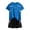 ZZBlue, variant on Kids Football Gear V-Neck Short Sleeve Mexico Graphic Printed Soccer and Shorts Team Competition Clothing Set