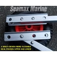 thumbnail image 5 of Seamax Easy Load Boat Launching Wheels Set for Inflatable Boat & Aluminum Boat, with 12" Pneumatic Tire & 2 Height Position, 5 of 5