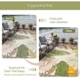 thumbnail image 5 of Outdoor & Indoor Area Rug 5'x8', Waterproof, Non-Shedding, Easy Cleaning, Leaf Mat for Patio, Living Room, Balcony, Dining Room, RV, Deck, Bedroom, Camping, Outside Carpet, Beige Grey, 5 of 10