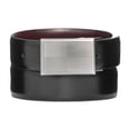 thumbnail image 1 of Ryan Seacrest Mens Calf Plaque Belt, Black, 40, 1 of 1