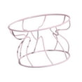 thumbnail image 3 of EHJRE Pet Feeding Bowl Rack Round Iron Drinking Pet Supplies Raised Cat Bowl Stand Pink, 3 of 8