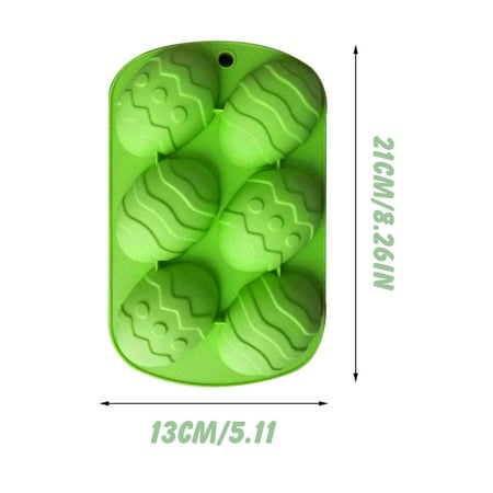 

Fuieoe Kitchen Easter Mold Heat-resistant Baking Utensils DIY Baking 6-hole Silicone Cake Mold Kitchen Gadgets Clearance