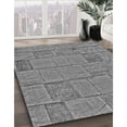 thumbnail image 3 of Ahgly Company Machine Washable Indoor Square Transitional Ash Gray Area Rugs, 8' Square, 3 of 7