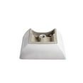 thumbnail image 4 of Elanti Wall-Mounted-Rectangular-Compact Bathroom Sink- White, 4 of 5