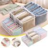 PEONAVET Organization And Storage Mesh Storage Box Foldable Closet Clothes Dividers Nylon Dresser Compartments Organizers Storage Containers