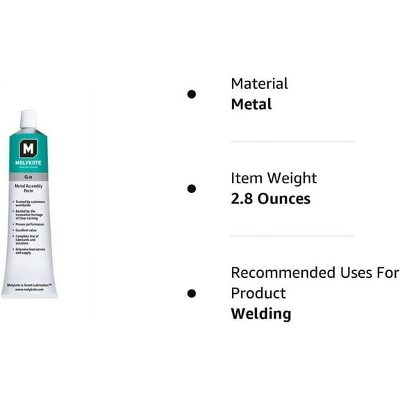 Molykote G-N Metal Assembly Paste 2.8 Oz