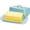 Light Blue, variant on Large Butter Dish with Lid for Countertop, Porcelain 8oz Butter Keeper with Handle Cover Design, 7.7 Inch Butter Container Perfect for East/West Coast Butter, Light Blue