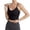 M11-Black, variant on Womens' Sports Bra Longline Wirefree Padded with Medium Support Black L