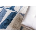 thumbnail image 5 of Rugs.com Athena Shag Collection Rug – 2' 2 x 3' Blue Shag Rug Perfect For Entryways, Kitchens, Breakfast Nooks, Accent Pieces, 5 of 9