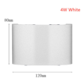 thumbnail image 1 of Aplique LED de pared para interiores, blanco, moderno, para pared, IP65, impermeable, de aluminio, para exteriores, para pared, para sala de estar, dormitorio, pasillo, escalera, camino (blanco cálid JAMW Sencillez, 1 of 5